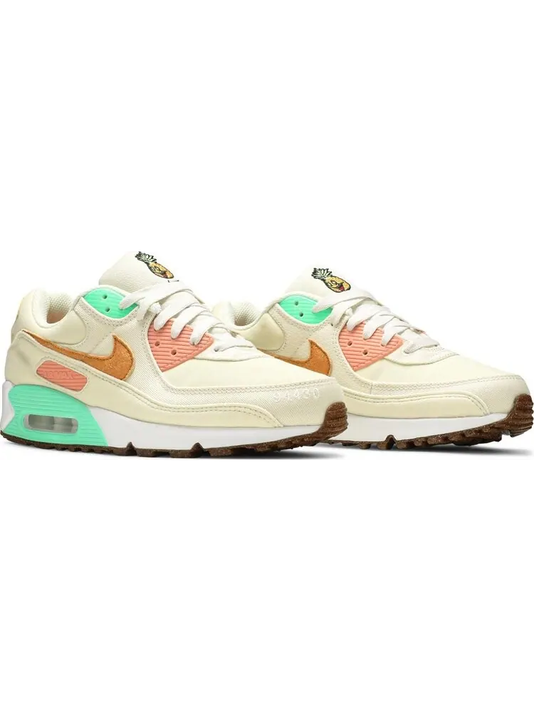 Кроссовки Nike Wmns Air Max 90 'Happy Pineapple' — изображение 8 из 8, бежевый