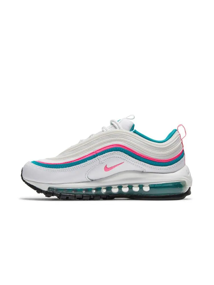 Кроссовки Nike Wmns Air Max 97 'White Pink Turbo Green' — изображение 4 из 9, белый/розовый/зеленый