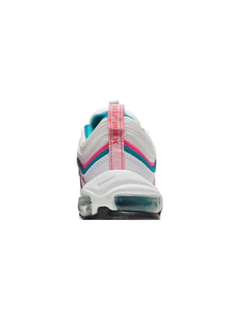 Кроссовки Nike Wmns Air Max 97 'White Pink Turbo Green' — изображение 8 из 9, белый/розовый/зеленый