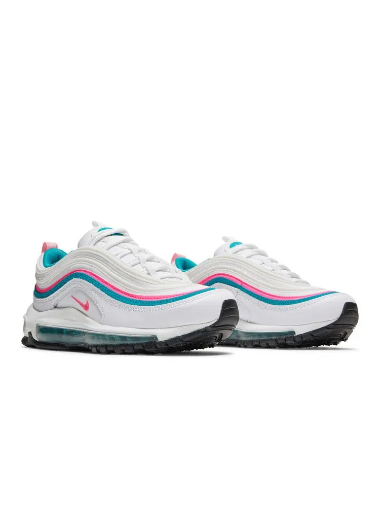 Кроссовки Nike Wmns Air Max 97 'White Pink Turbo Green' — изображение 9 из 9, белый/розовый/зеленый