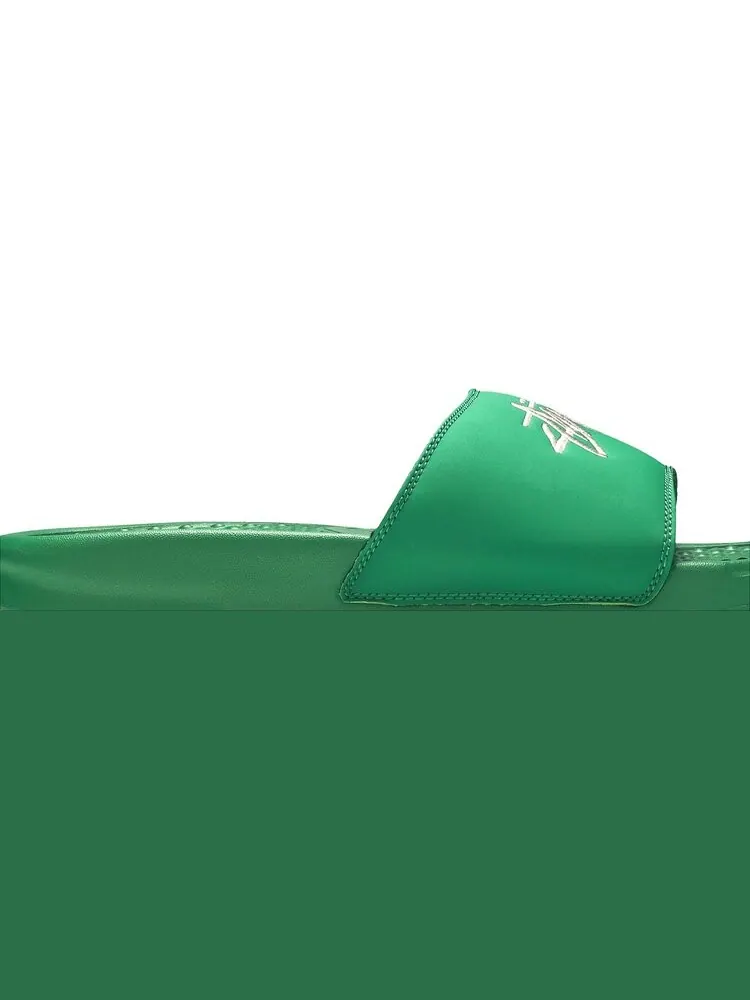 Сандалии Nike Stussy x Benassi 'Pine Green' — изображение 2 из 8, зеленый