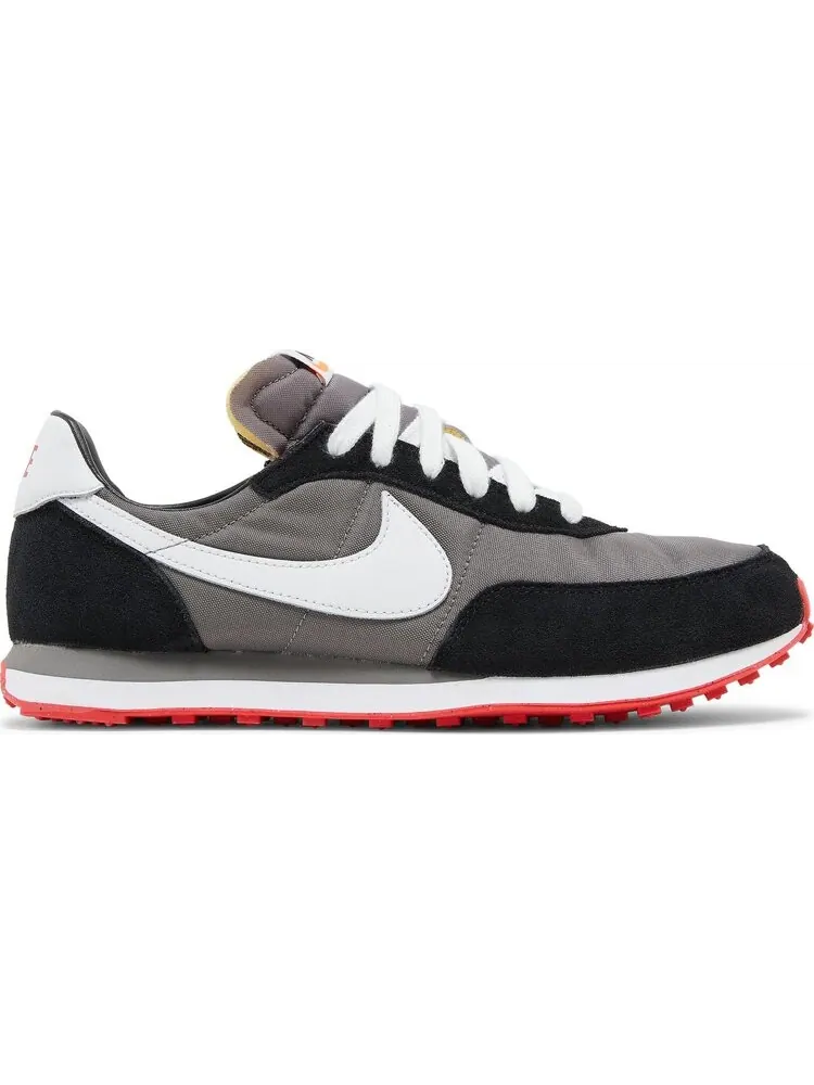 Кроссовки Nike Waffle Trainer 2 GS 'Flat Pewter Siren Red' — изображение 1 из 8, серый