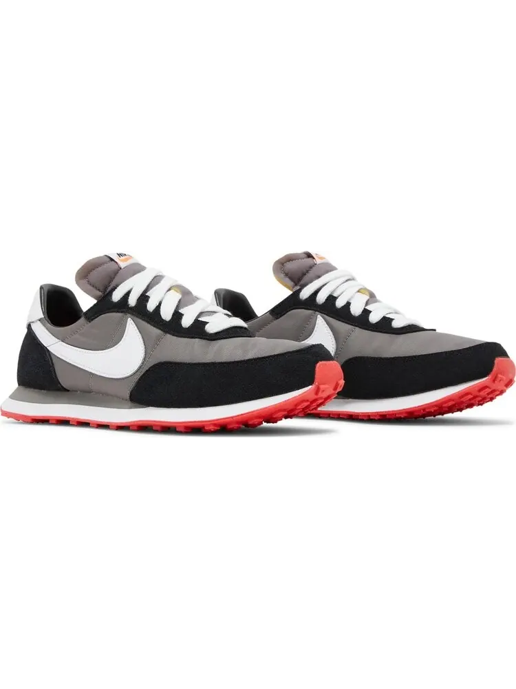 Кроссовки Nike Waffle Trainer 2 GS 'Flat Pewter Siren Red' — изображение 8 из 8, серый