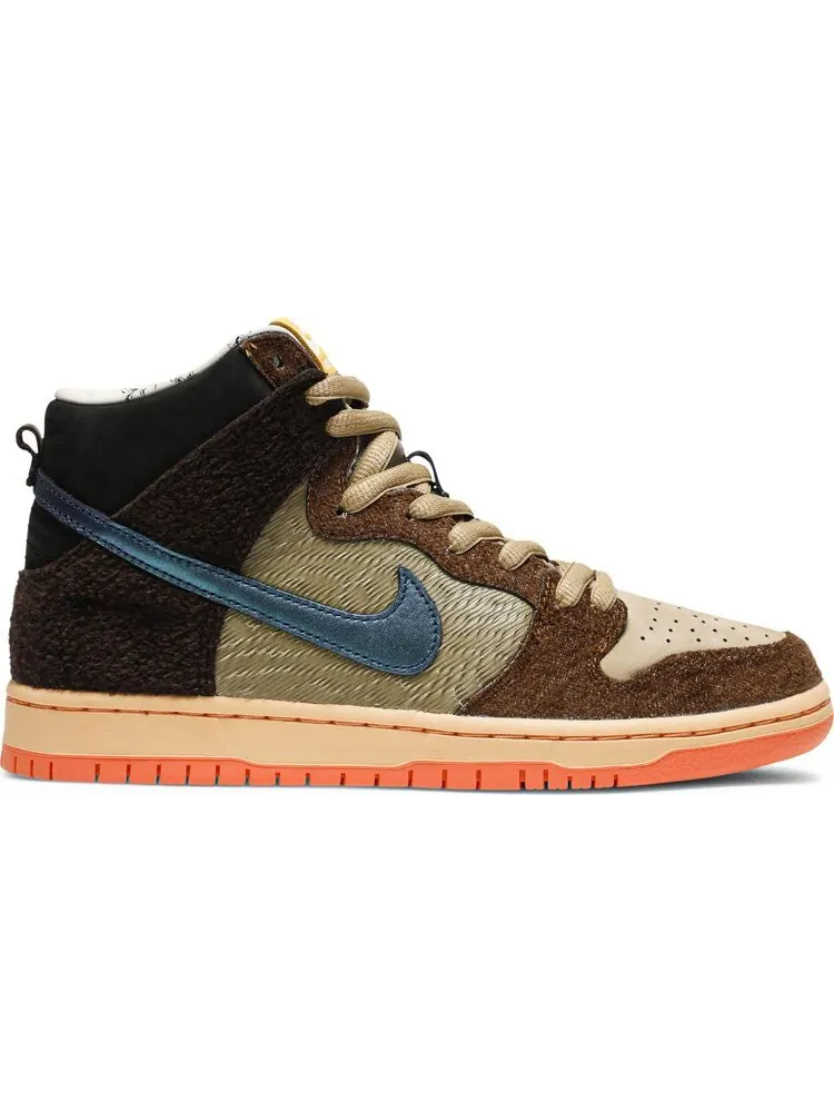 Кроссовки Nike Concepts x Dunk High Pro SB 'TurDUNKen' Special Box — изображение 1 из 8, коричневый