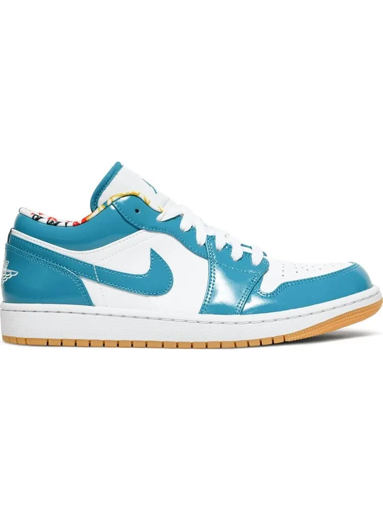 Кроссовки Air Jordan 1 Low Barcelona — изображение 1 из 8, белый