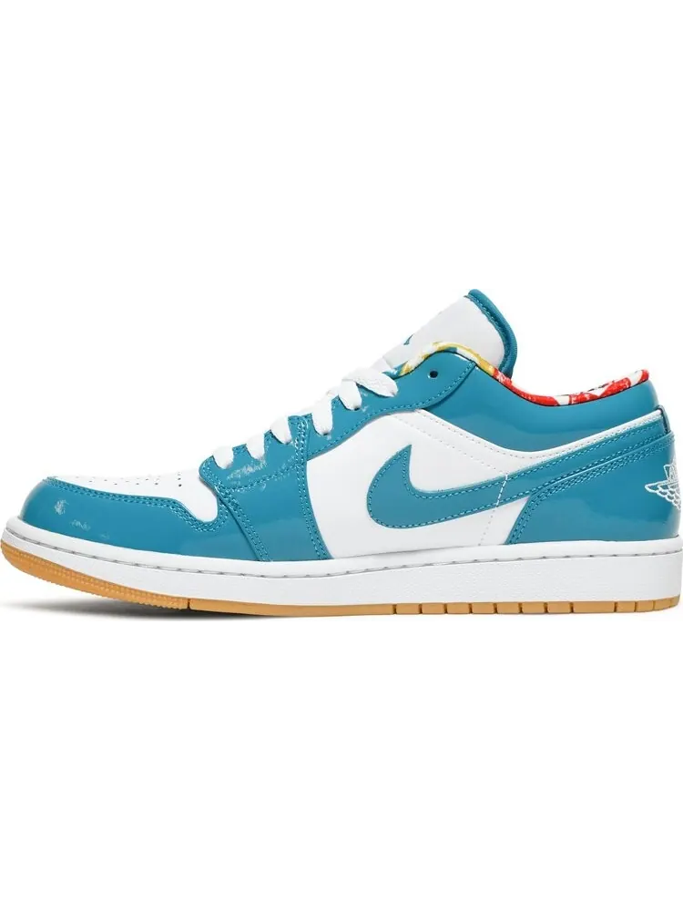 Кроссовки Air Jordan 1 Low Barcelona — изображение 3 из 8, белый