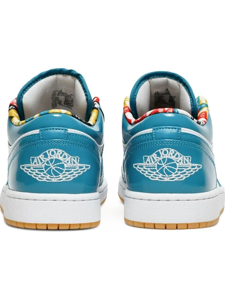 Кроссовки Air Jordan 1 Low Barcelona — изображение 6 из 8, белый