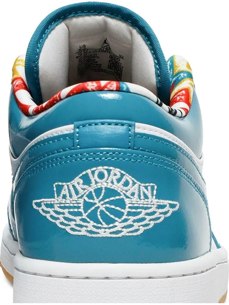 Кроссовки Air Jordan 1 Low Barcelona — изображение 7 из 8, белый