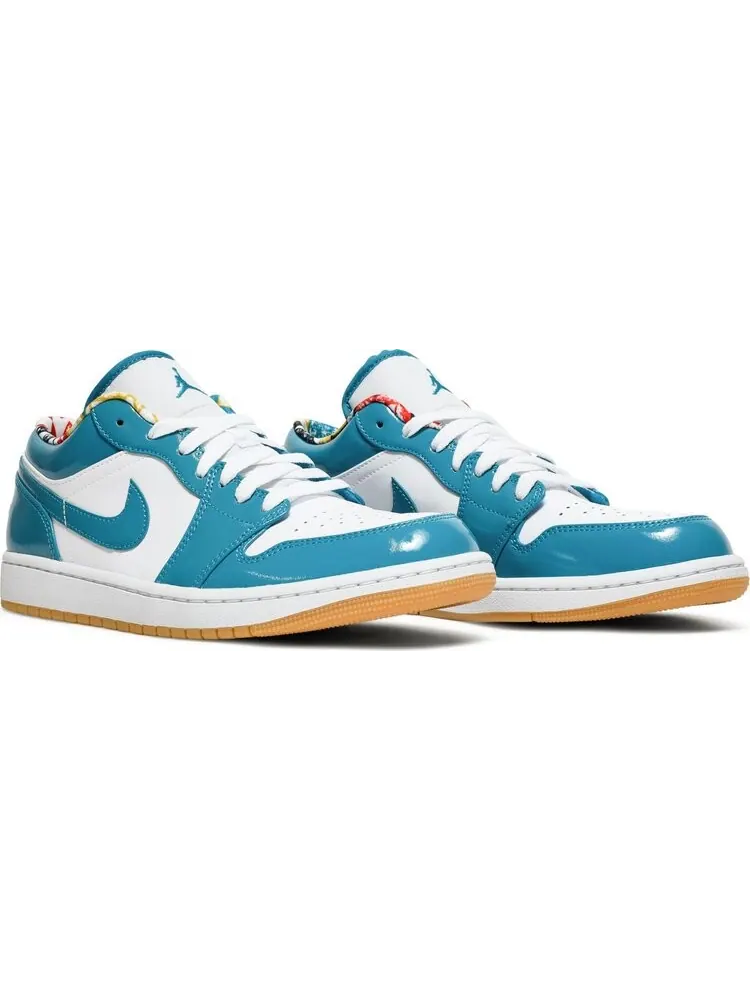 Кроссовки Air Jordan 1 Low Barcelona — изображение 8 из 8, белый