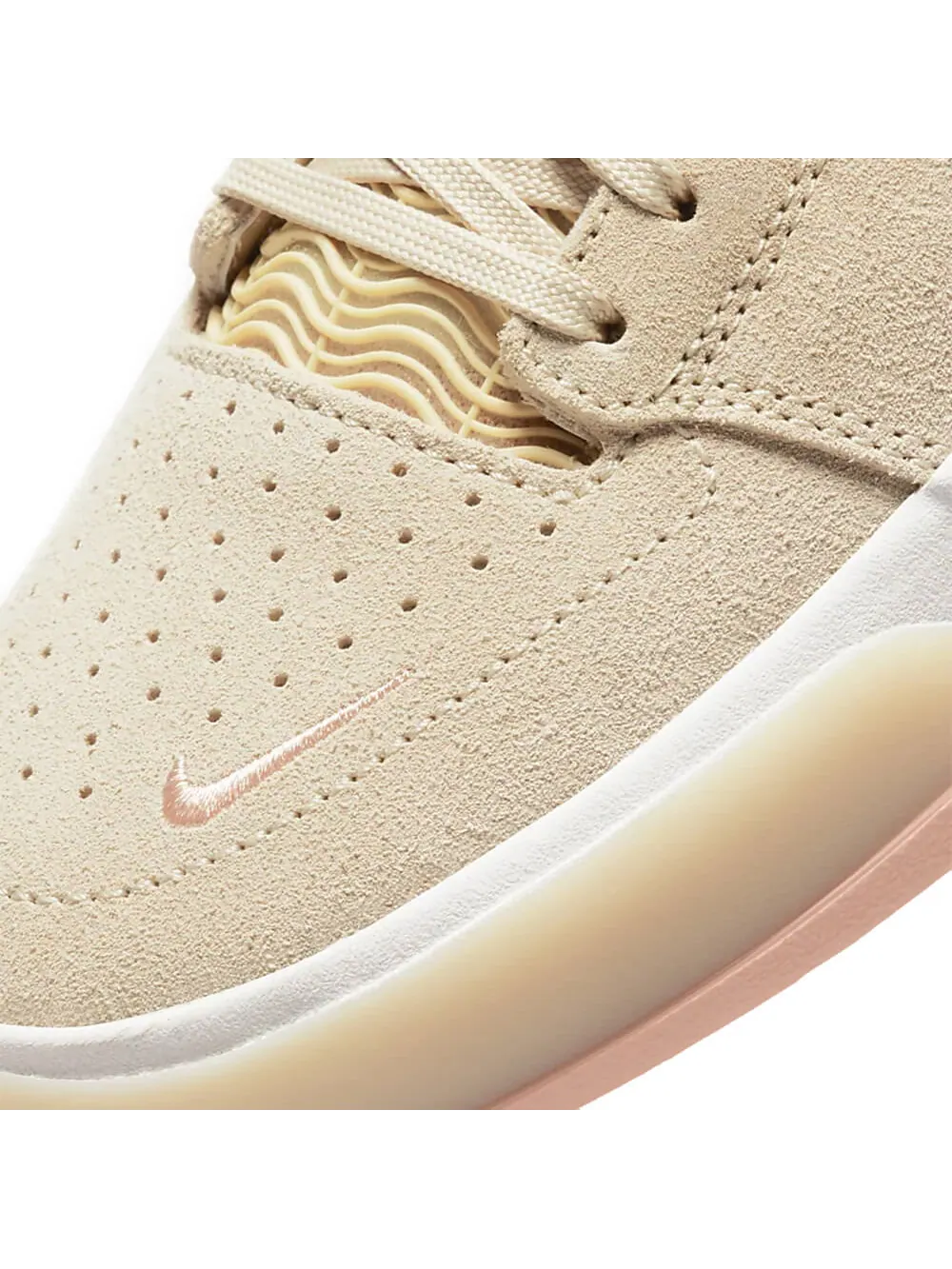 Скейтерские кеды Nike SB Ishod Wair — изображение 5 из 6, бежевый