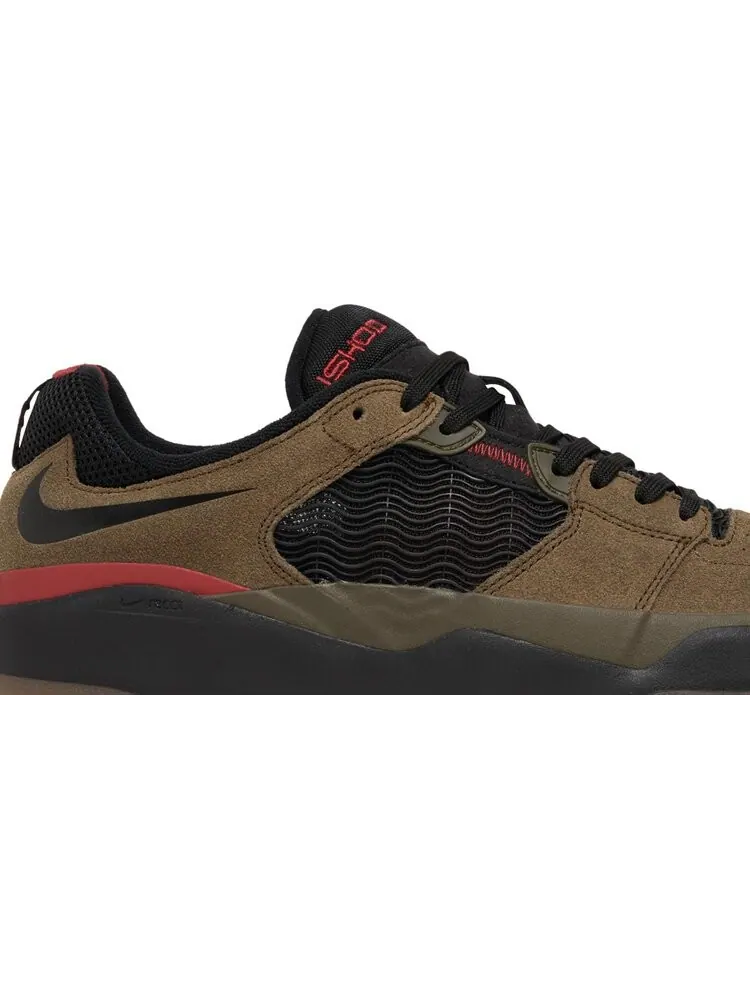 Кроссовки Nike Ishod Wair SB 'Light Olive' — изображение 2 из 8, зеленый