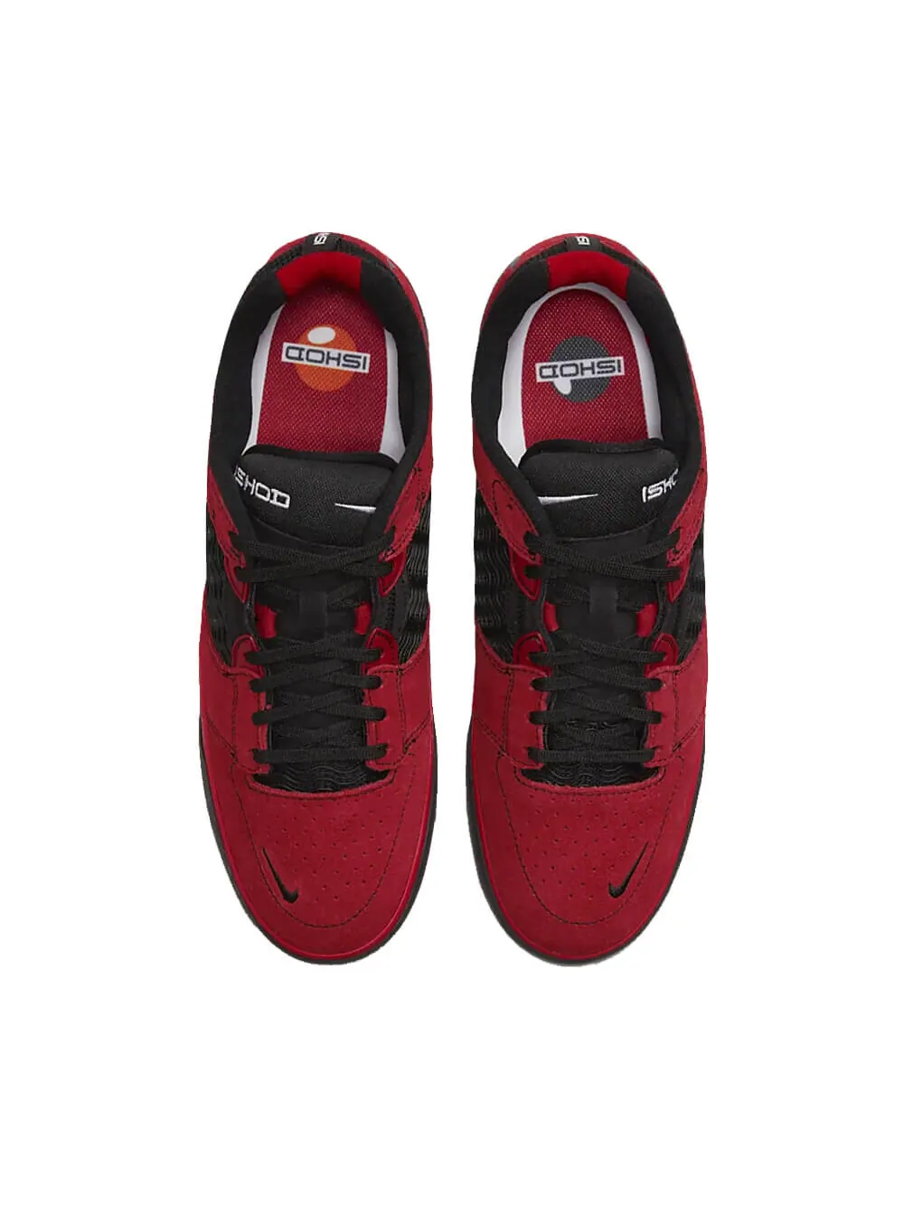 Скейтерские кеды Nike SB Ishod Wair — изображение 2 из 4, красный/черный