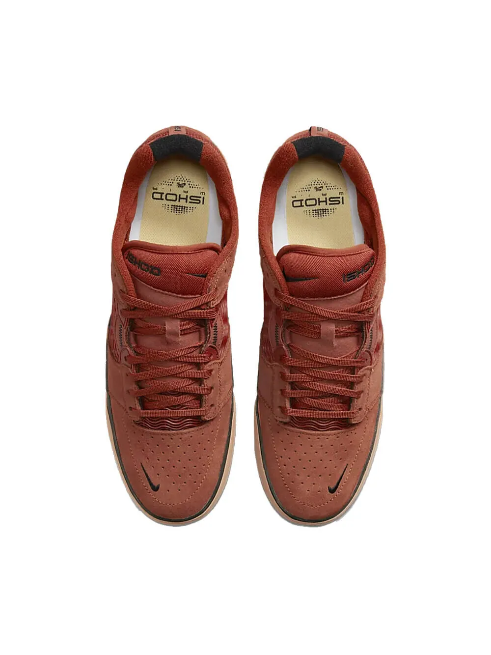 Скейтерские кеды Nike SB Ishod Wair, кирпичный — изображение 2 из 6, оранжевый