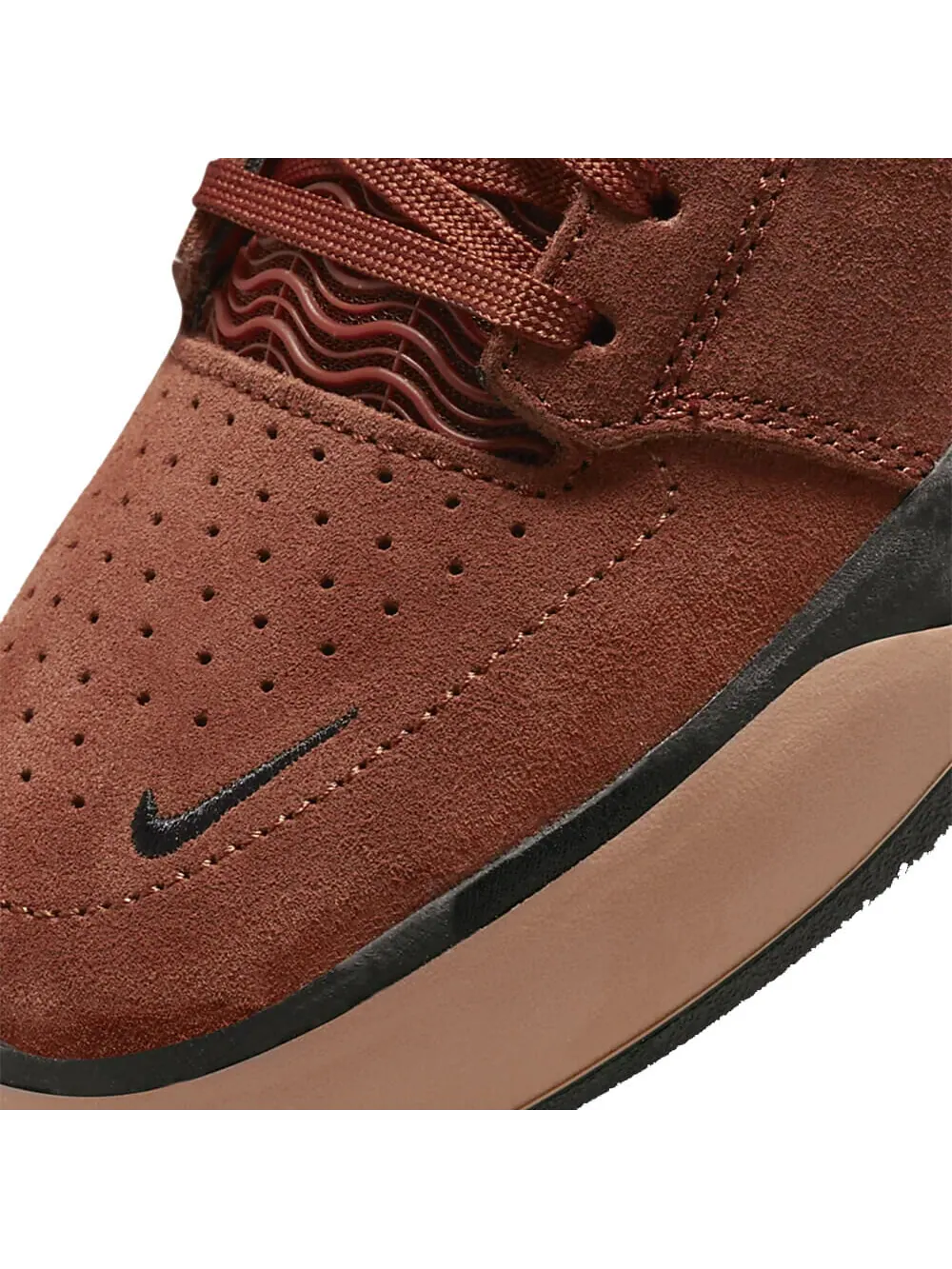 Скейтерские кеды Nike SB Ishod Wair, кирпичный — изображение 5 из 6, оранжевый
