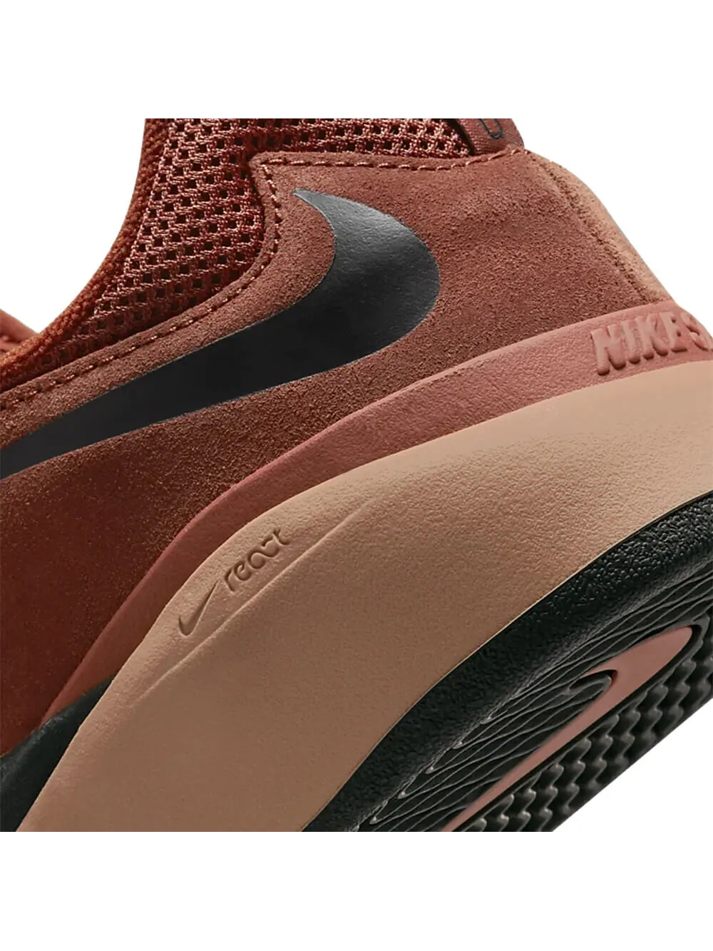Скейтерские кеды Nike SB Ishod Wair, кирпичный — изображение 6 из 6, оранжевый