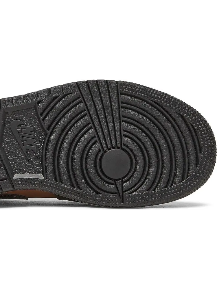 Кроссовки Air Jordan 1 Mid SE GS Earth Tone — изображение 5 из 8, коричневый