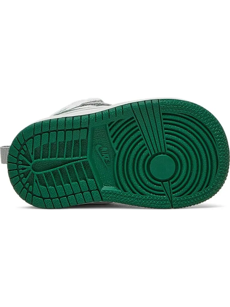 Кроссовки Air Jordan 1 Mid SE TD Grey Pine Green — изображение 4 из 8, белый
