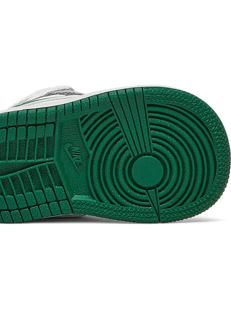 Кроссовки Air Jordan 1 Mid SE TD Grey Pine Green — изображение 5 из 8, белый