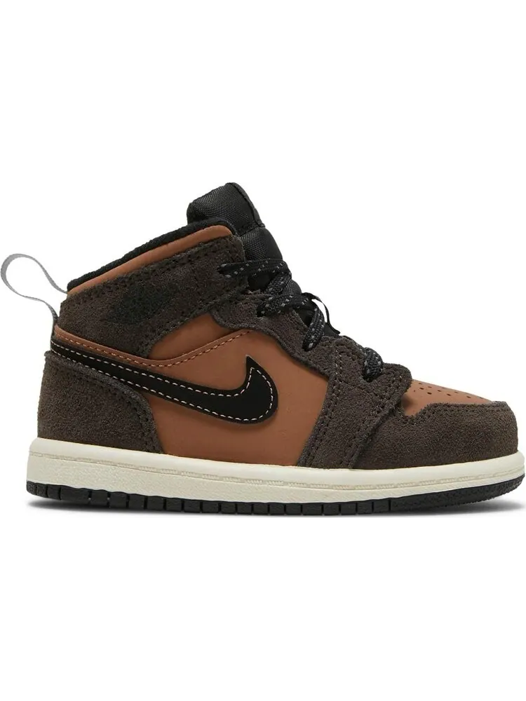 Кроссовки Air Jordan 1 Mid SE TD Earth Tone — изображение 1 из 8, коричневый