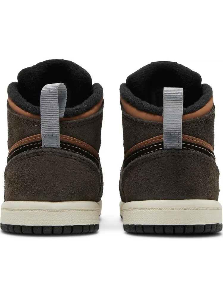 Кроссовки Air Jordan 1 Mid SE TD Earth Tone — изображение 6 из 8, коричневый