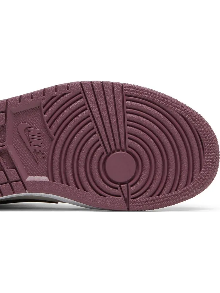 Кроссовки Wmns Air Jordan 1 Mid SE Berry Pink — изображение 5 из 8, белый