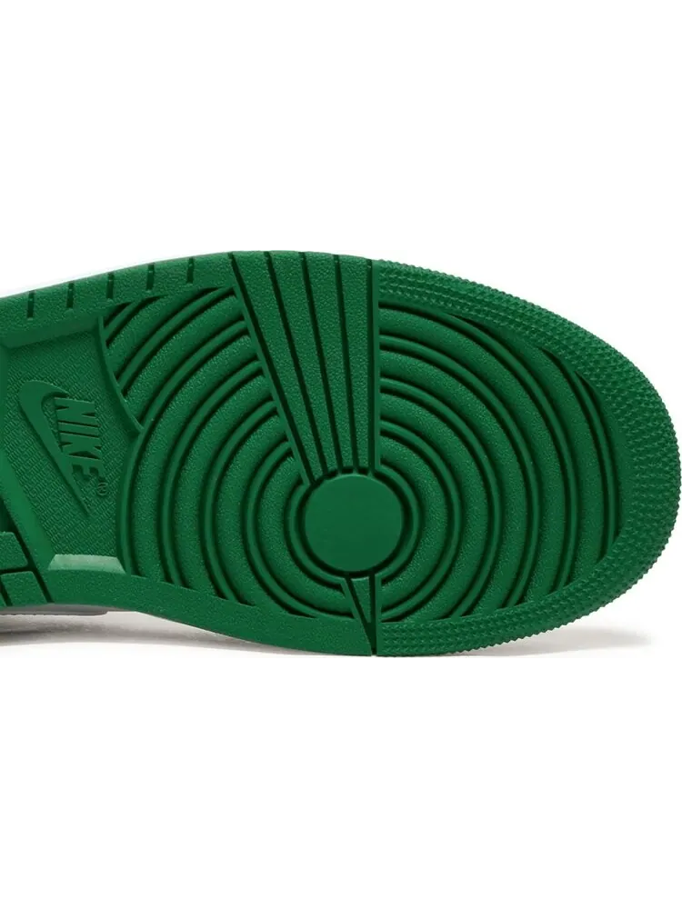 Кроссовки Air Jordan 1 Mid SE Grey Pine Green — изображение 5 из 8, белый