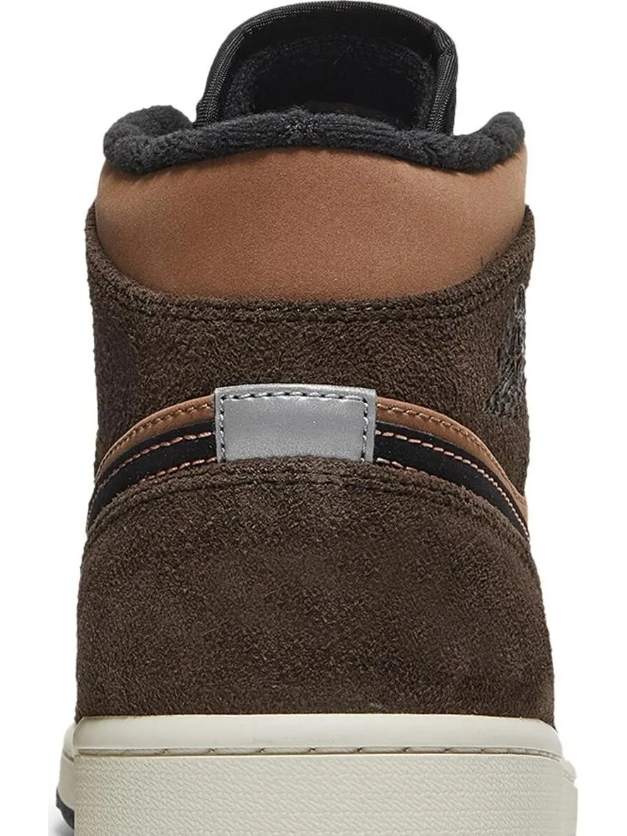 Кроссовки Air Jordan 1 Mid SE Dark Chocolate — изображение 7 из 8, коричневый