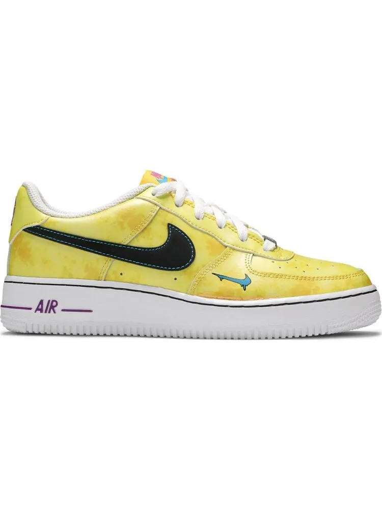 Кроссовки Nike Air Force 1 Low GS 'Peace, Love, and Basketball' — изображение 1 из 8, желтый
