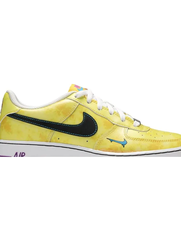 Кроссовки Nike Air Force 1 Low GS 'Peace, Love, and Basketball' — изображение 2 из 8, желтый