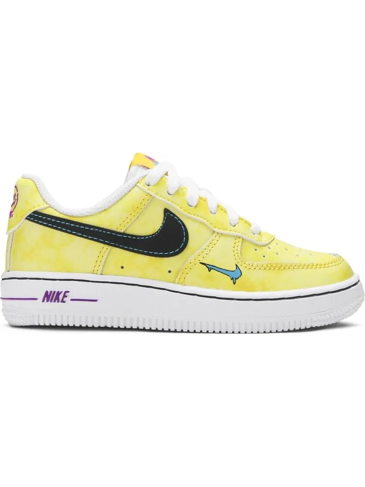Кроссовки Nike Air Force 1 LV8 3 PS 'Peace, Love, and Basketball' — изображение 1 из 8, желтый