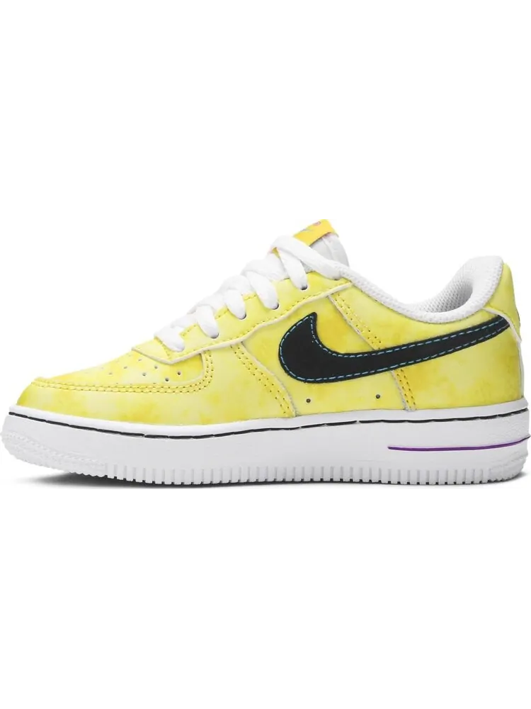 Кроссовки Nike Air Force 1 LV8 3 PS 'Peace, Love, and Basketball' — изображение 3 из 8, желтый