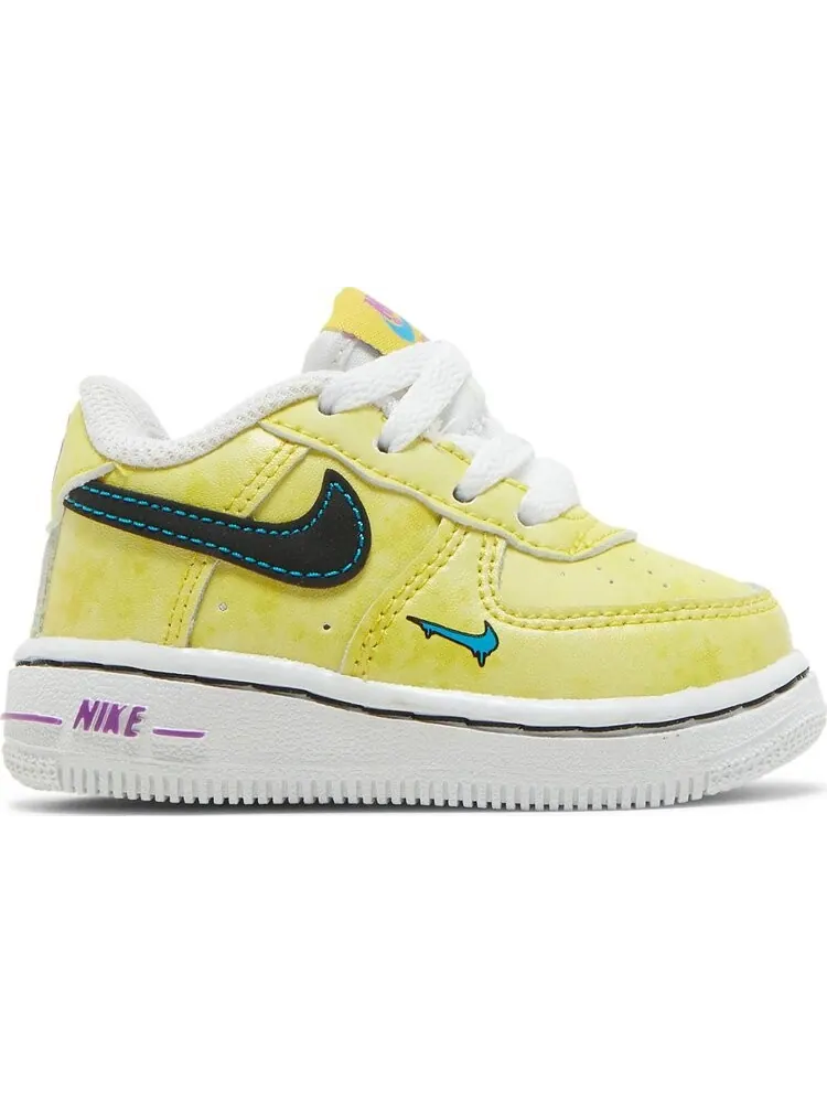 Кроссовки Nike Air Force 1 LV8 3 TD 'Peace, Love, and Basketball' — изображение 1 из 8, желтый