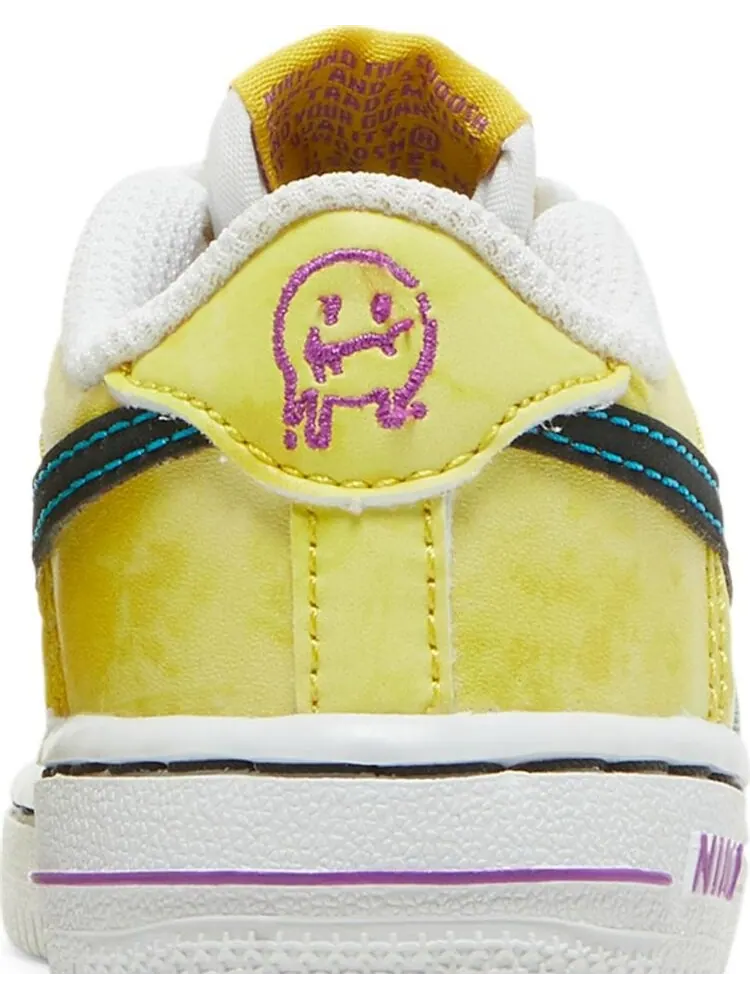 Кроссовки Nike Air Force 1 LV8 3 TD 'Peace, Love, and Basketball' — изображение 7 из 8, желтый