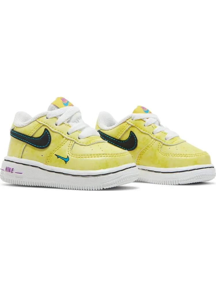 Кроссовки Nike Air Force 1 LV8 3 TD 'Peace, Love, and Basketball' — изображение 8 из 8, желтый