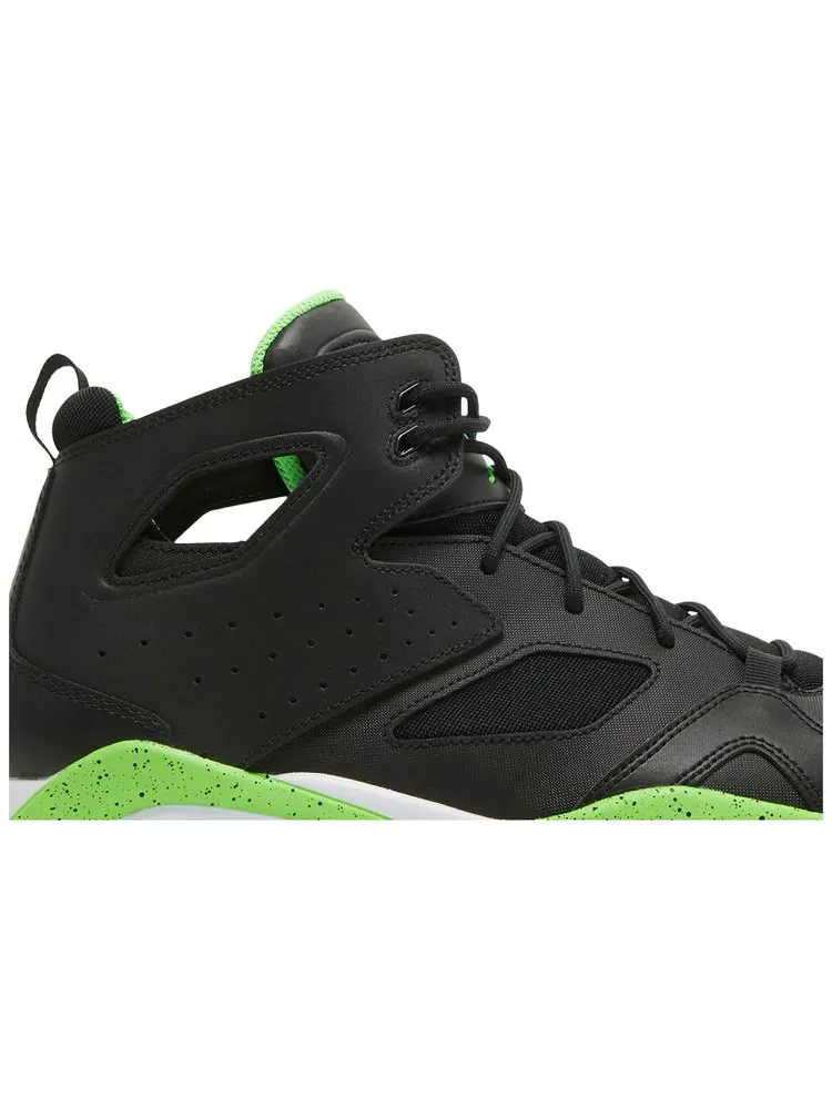 Кроссовки Air Jordan Jordan Flight Club 91 'Black Green Strike' — изображение 2 из 4, черный зеленый