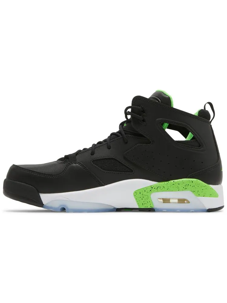 Кроссовки Air Jordan Jordan Flight Club 91 'Black Green Strike' — изображение 3 из 4, черный зеленый