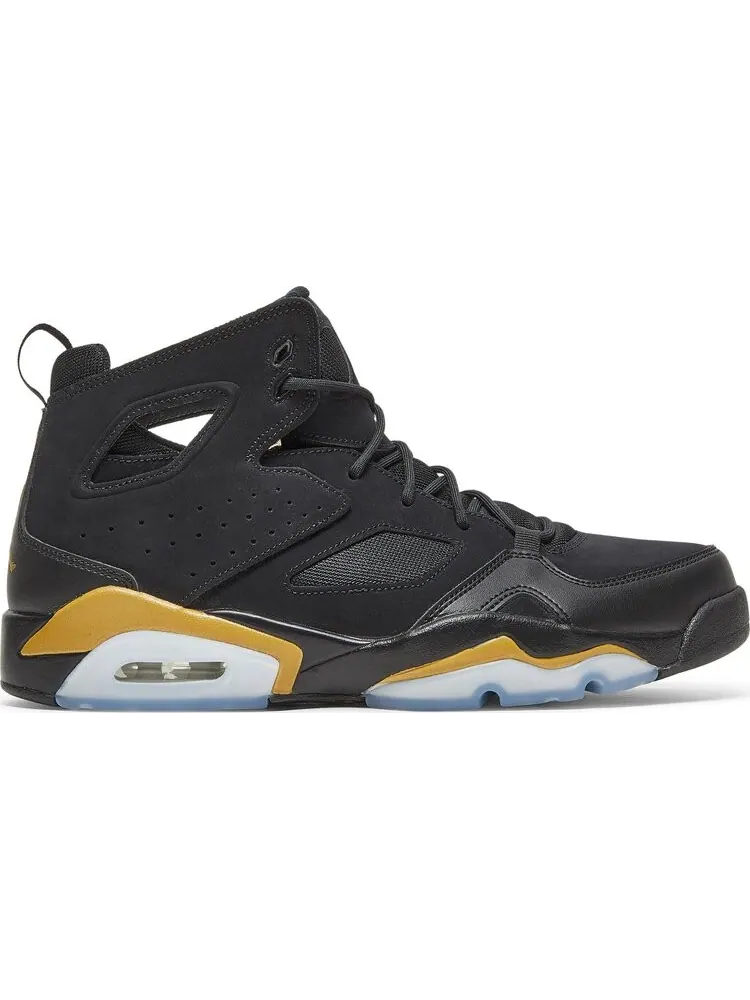 Кроссовки Jordan Flight Club 91 Black Metallic Gold — изображение 1 из 8, черный