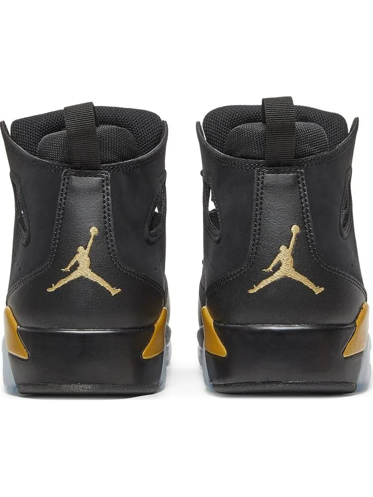 Кроссовки Jordan Flight Club 91 Black Metallic Gold — изображение 6 из 8, черный