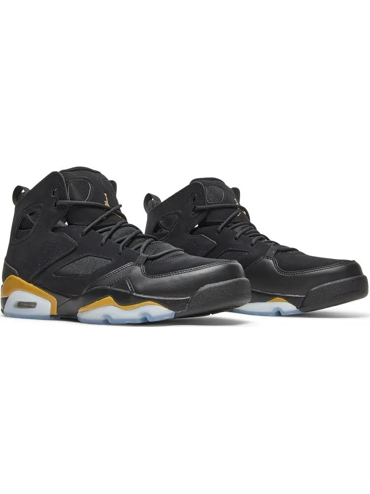 Кроссовки Jordan Flight Club 91 Black Metallic Gold — изображение 8 из 8, черный