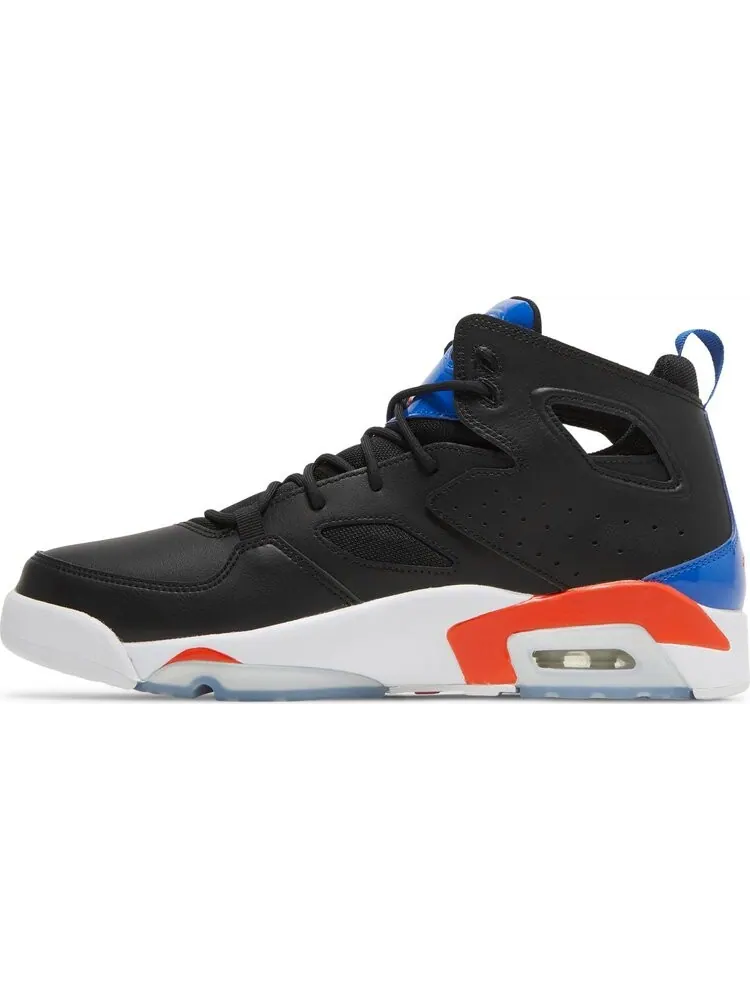 Кроссовки Jordan Flight Club 91 Black Royal Orange — изображение 3 из 8, черный