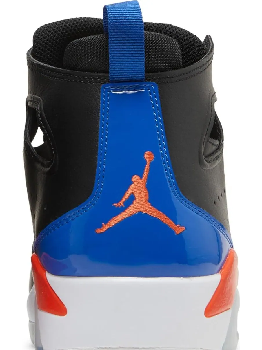 Кроссовки Jordan Flight Club 91 Black Royal Orange — изображение 7 из 8, черный