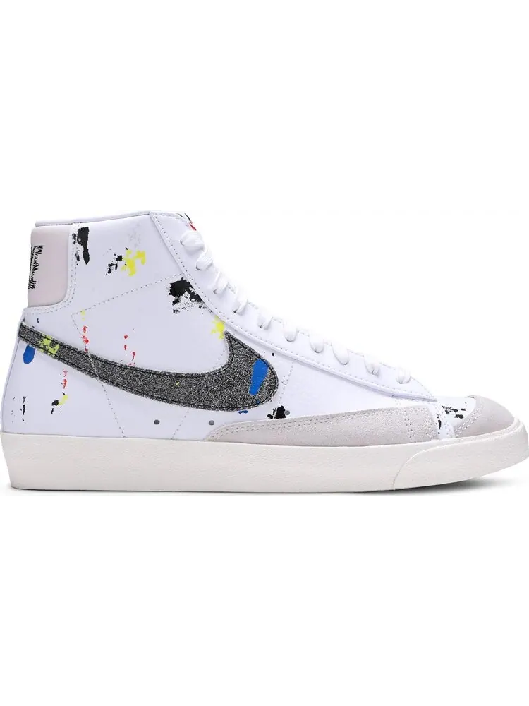 Кроссовки Nike Blazer Mid '77 'Paint Splatter' — изображение 1 из 8, белый