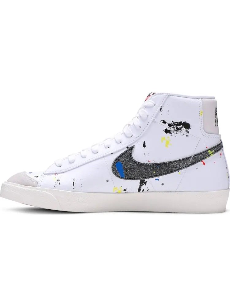 Кроссовки Nike Blazer Mid '77 'Paint Splatter' — изображение 3 из 8, белый