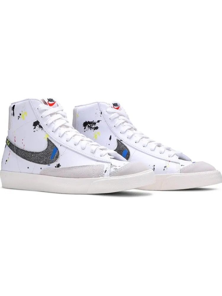 Кроссовки Nike Blazer Mid '77 'Paint Splatter' — изображение 8 из 8, белый