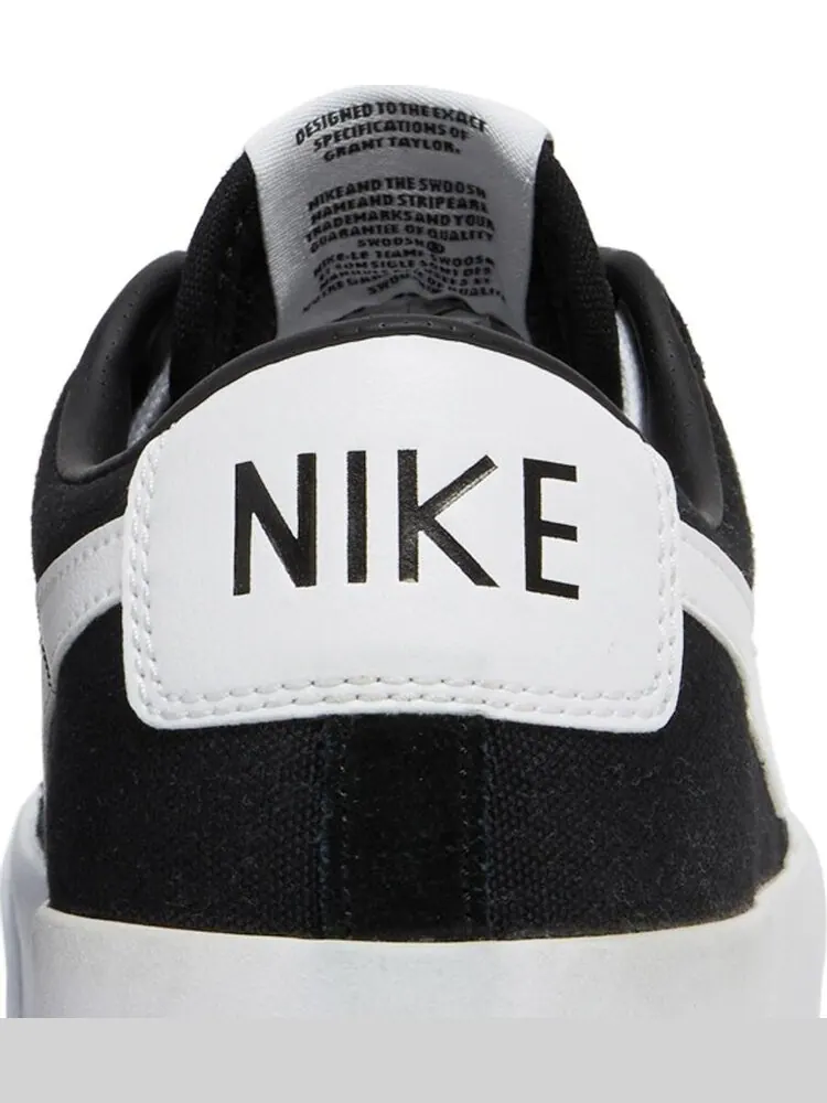 Кроссовки Nike Zoom Blazer Low Pro GT SB 'Black White' — изображение 7 из 8, черный