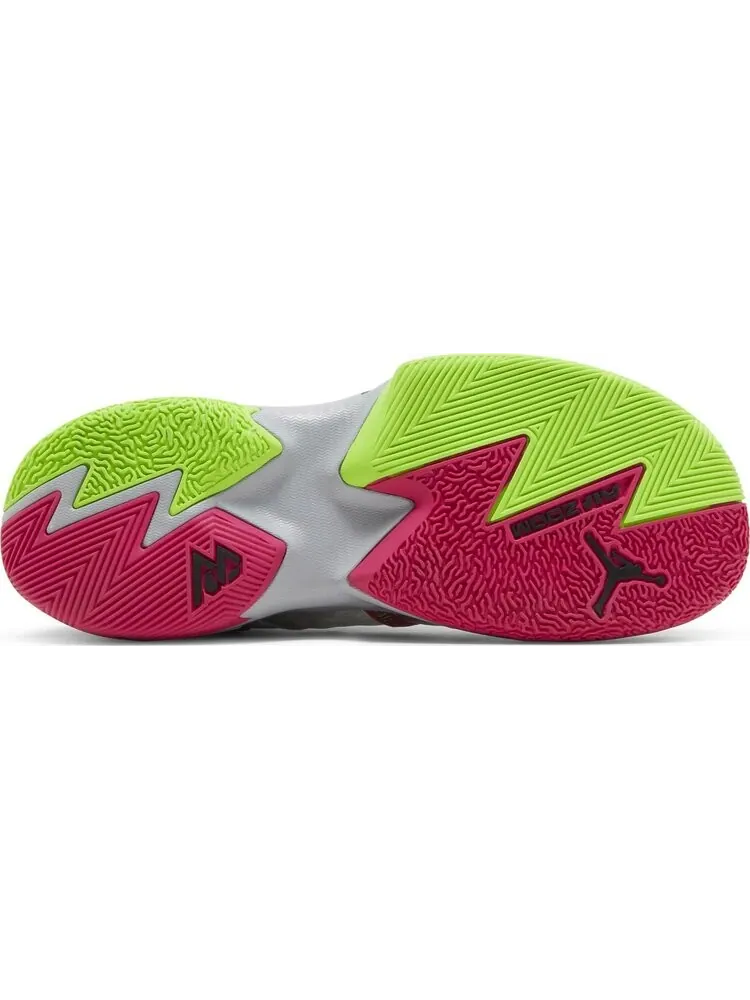 Кроссовки Jordan One Take 3 Wolf Grey Pink Prime — изображение 4 из 8, серый