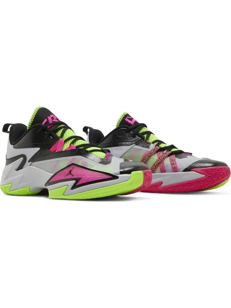 Кроссовки Jordan One Take 3 Wolf Grey Pink Prime — изображение 8 из 8, серый