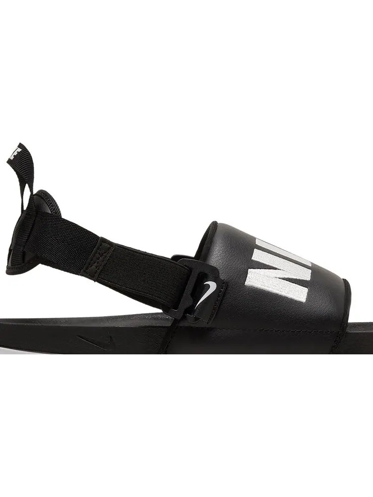 Сандалии Nike OffCourt FlyEase Slide 'Black White' — изображение 2 из 8, черный