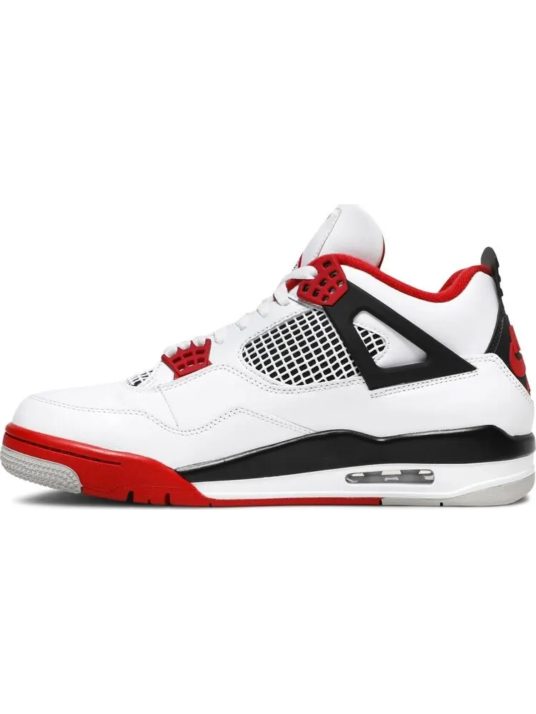Кроссовки Air Jordan 4 Retro OG "Fire Red" — изображение 3 из 8, белый