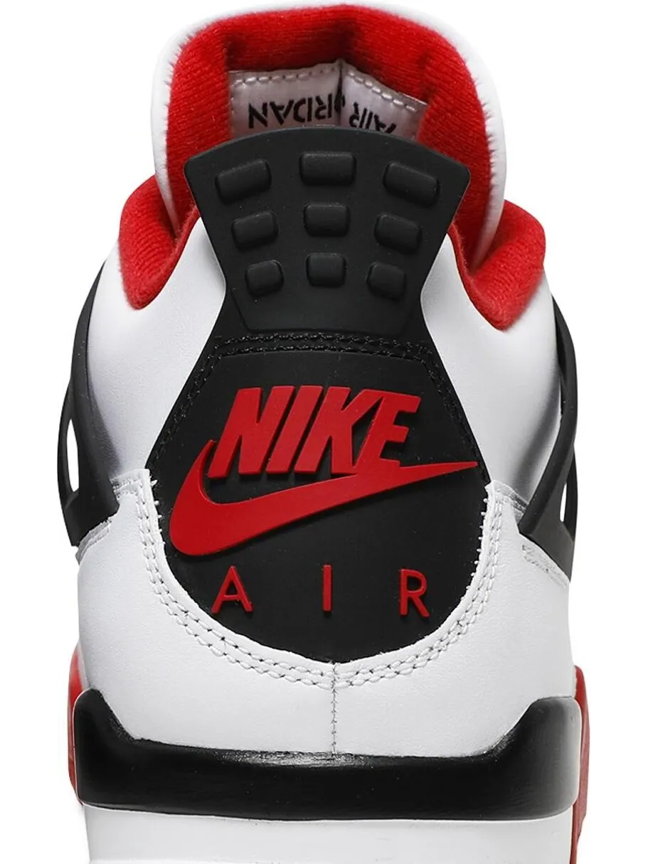 Кроссовки Air Jordan 4 Retro OG "Fire Red" — изображение 7 из 8, белый
